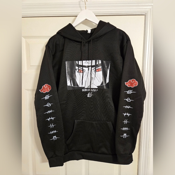 Naruto Itachi Hoodie Anime black hoodie size 2XL (runs small) - Picture 1 of 4